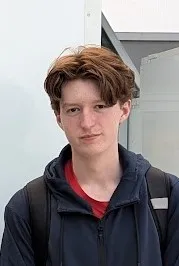 Caucasian male with reddish hair