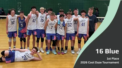 16 Blue wins 1st Place at Cool Daze Tournament