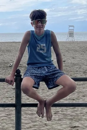 I love going to the beach and playing in the competitive beach volleyball tournaments.
